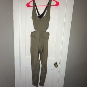 FPM FREE PEOPLE Olive Green Women's Jumpsuit
